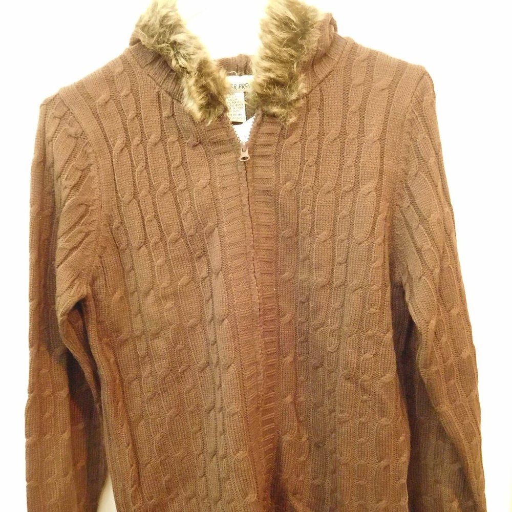Sweater Project Hooded Zip-up Sweater